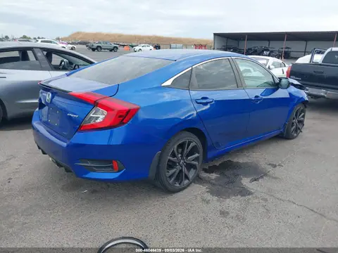 2020 Honda Civic Sport VIN 19XFC2F81LE200858 фото 4
