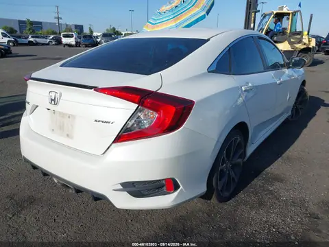 2020 Honda Civic Sport VIN 2HGFC2F89LH531032 фото 4