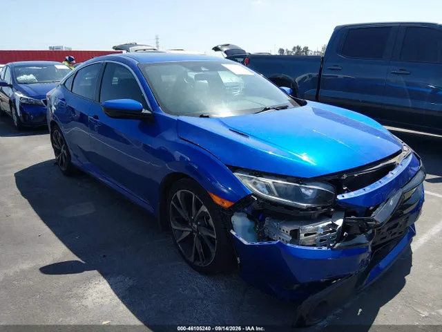 2020 Honda Civic Sport VIN 2HGFC2F8XLH550317 фото 1