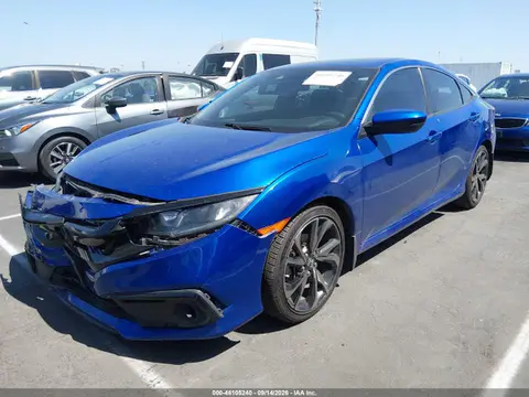 2020 Honda Civic Sport VIN 2HGFC2F8XLH550317 фото 2
