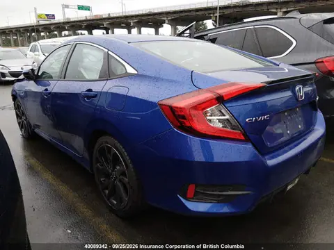 2021 Honda Civic Sport VIN 2HGFC2F85MH014005 фото 3