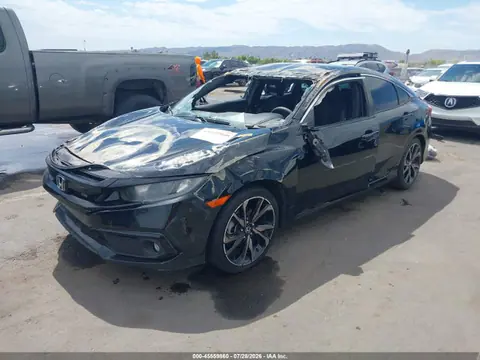 2021 Honda Civic Sport VIN 2HGFC2F82MH550457 фото 2