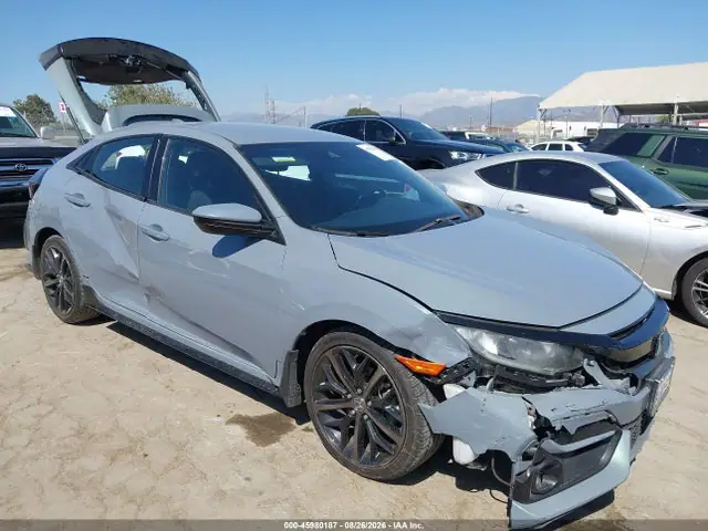 SHHFK7H42MU409935 — 2021 Honda Civic Sport, Задняя часть (Rear), фото до ремонта