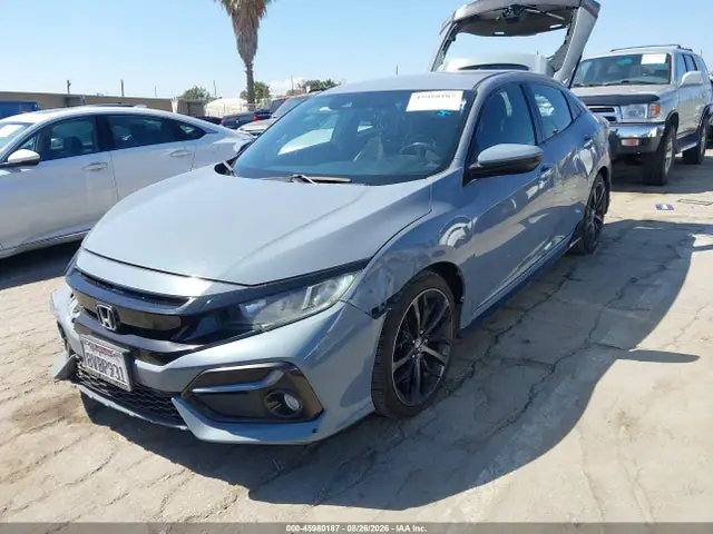 SHHFK7H42MU409935 — 2021 Honda Civic Sport, фото 2 с аукциона IAAI 14.10.2026, Задняя часть