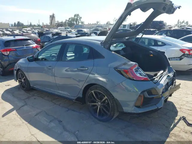 SHHFK7H42MU409935 — 2021 Honda Civic Sport, фото 3 с аукциона IAAI 14.10.2026, Задняя часть