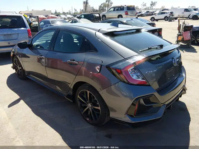 SHHFK7H43MU402959 — 2021 Honda Civic Sport, фото 3 с аукциона IAAI 14.10.2026, Задняя часть справа