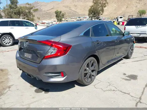 2021 Honda Civic Sport VIN 2HGFC2F81MH535187 фото 4