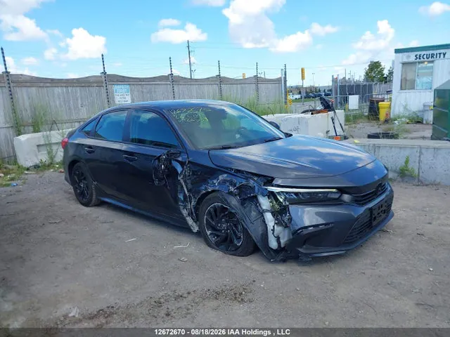 2022 Honda Civic Sport VIN 2HGFE2F5XNH122539 фото 1