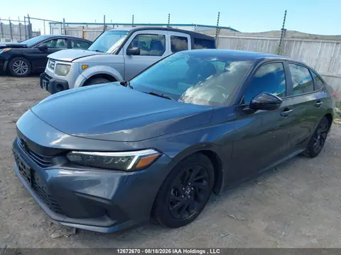 2022 Honda Civic Sport VIN 2HGFE2F5XNH122539 фото 2