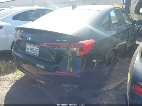 2022 Honda Civic Sport VIN 2HGFE2F52NH574954 фото 4