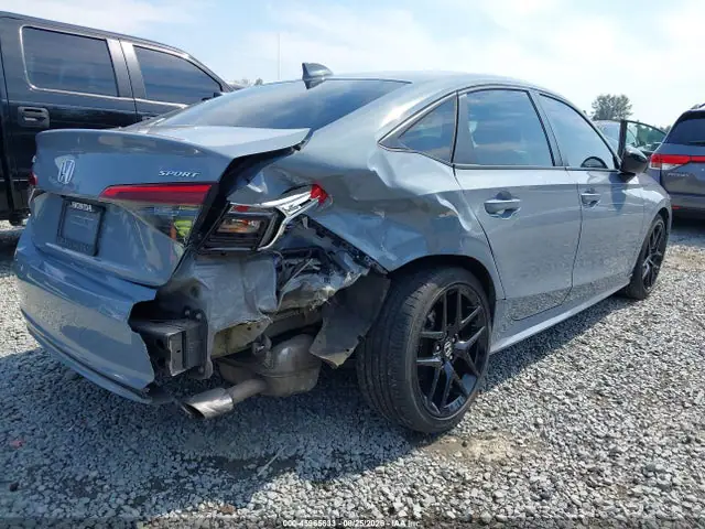 2HGFE2F50NH578307 — 2022 Honda Civic Sport, фото 4 с аукциона IAAI 30.09.2026, Задняя часть справа