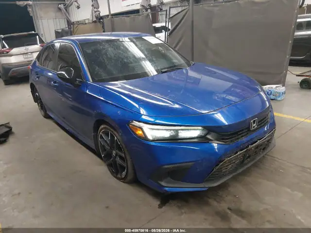 2HGFE2F51NH562004 — 2022 Honda Civic Sport, Левый бок (Left Side), фото до ремонта
