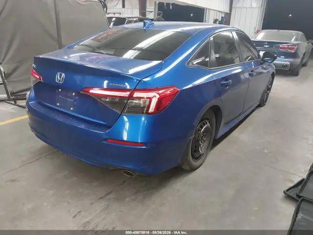 2HGFE2F51NH562004 — 2022 Honda Civic Sport, фото 4 с аукциона IAAI 13.10.2026, Левый бок