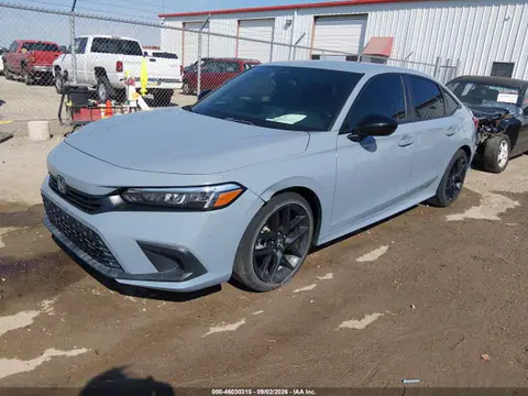 2022 Honda Civic Sport VIN 2HGFE2F58NH501751 фото 2