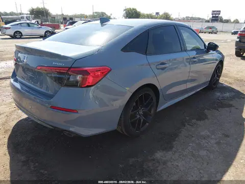 2022 Honda Civic Sport VIN 2HGFE2F58NH501751 фото 4
