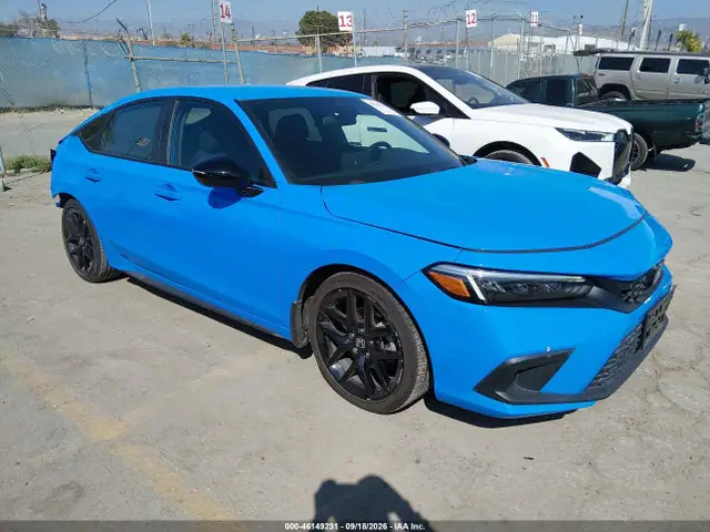 19XFL2H89NE011262 — 2022 Honda Civic Sport, Задняя часть (Rear), фото до ремонта