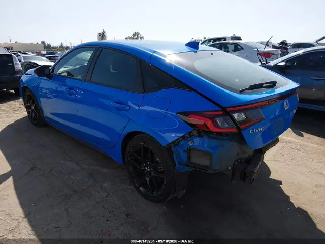 19XFL2H89NE011262 — 2022 Honda Civic Sport, фото 3 с аукциона IAAI 14.10.2026, Задняя часть