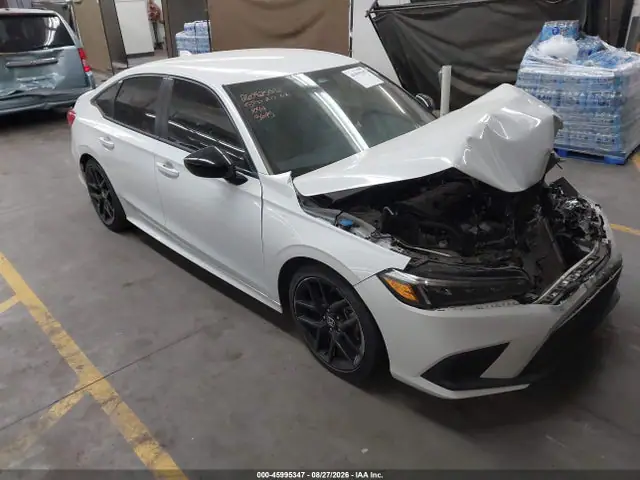 2HGFE2F5XPH543695 — 2023 Honda Civic Sport, Передняя часть (Front End), фото до ремонта