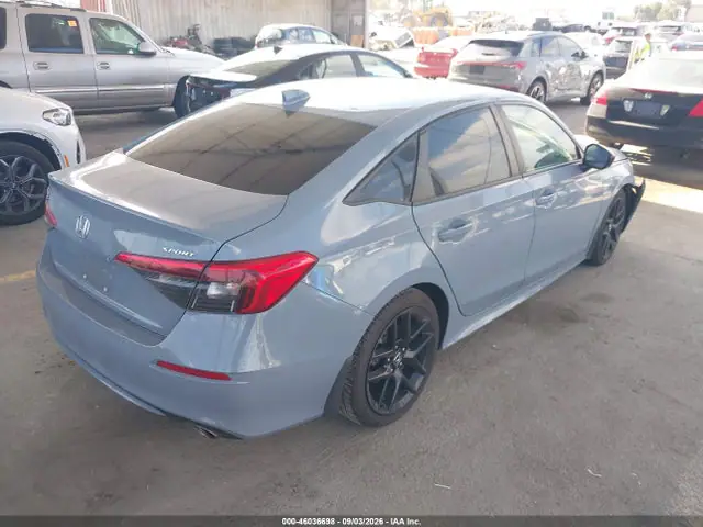 2HGFE2F50PH535556 — 2023 Honda Civic Sport, фото 4 с аукциона IAAI 30.09.2026, Передняя часть справа