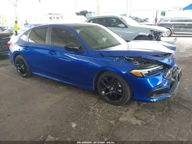 2HGFE2F59RH564489 — 2024 Honda Civic Sport, Передняя часть (Front End), фото до ремонта