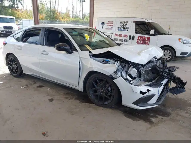 19XFL2H8XRE020073 — 2024 Honda Civic Sport, Передняя часть (Front End), фото до ремонта
