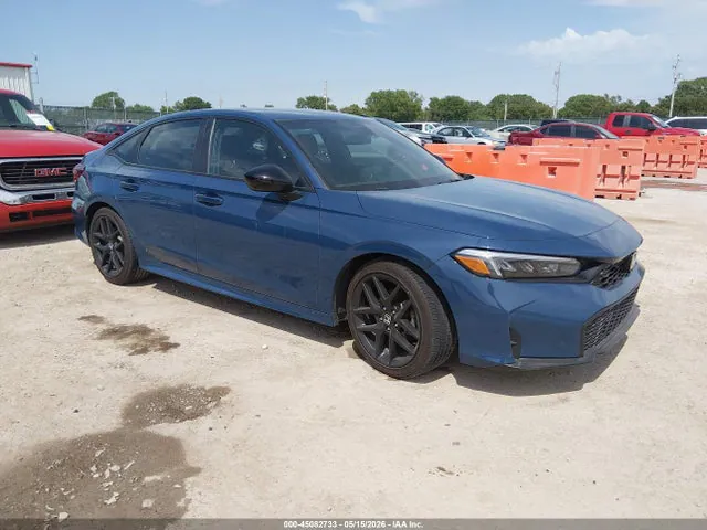 2025 Honda Civic Sport VIN 2HGFE2F57SH558101 фото 1