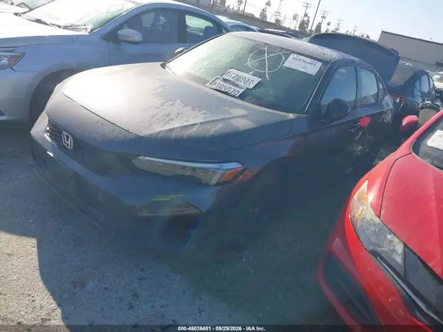 2HGFE2F53SH568043 — 2025 Honda Civic Sport, фото 2 с аукциона IAAI 30.09.2026, Задняя часть