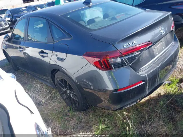 2HGFE2F53SH520896 — 2025 Honda Civic Sport, фото 3 с аукциона IAAI 14.10.2026, Передняя часть справа