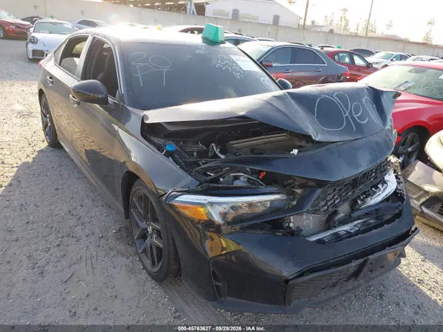 2HGFE2F58TH591478 — 2026 Honda Civic Sport, Передняя часть (Front End), фото до ремонта