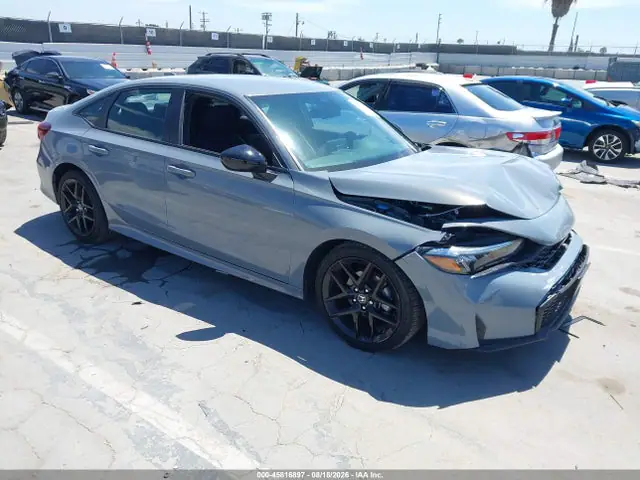 2HGFE2F55TH511196 — 2026 Honda Civic Sport, Передняя часть (Front End), фото до ремонта