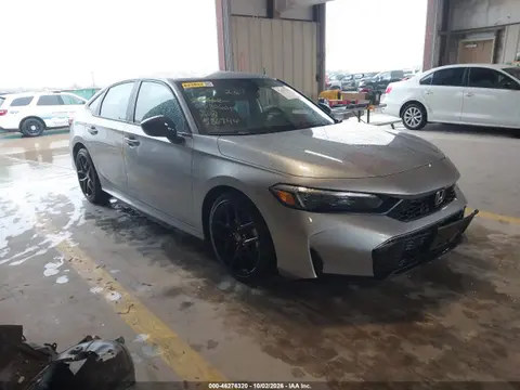 2HGFE2F50TH586744 — 2026 Honda Civic Sport, Передняя часть слева (Left Front), фото до ремонта