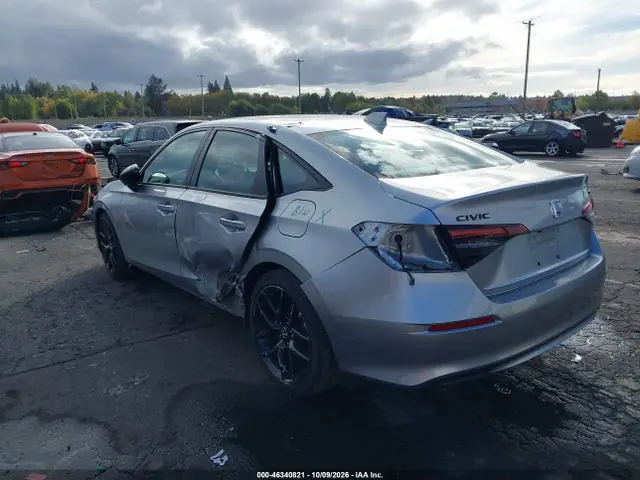 2HGFE2F50TH586775 — 2026 Honda Civic Sport, фото 3 с аукциона IAAI 14.10.2026, Левый бок