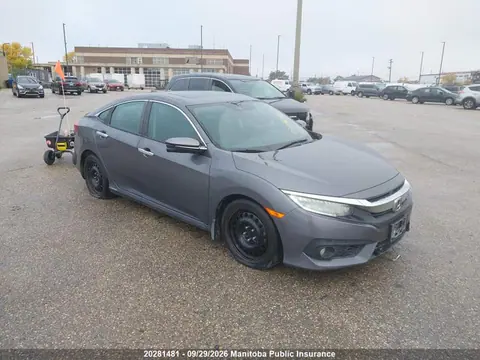 2HGFC1F98HH107397 — 2017 Honda Civic Touring, Град (Hail), фото до ремонта