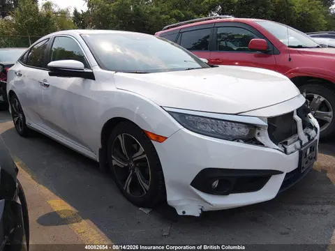 2HGFC1F9XJH101509 — 2018 Honda Civic Touring, Передняя часть (Front), фото до ремонта