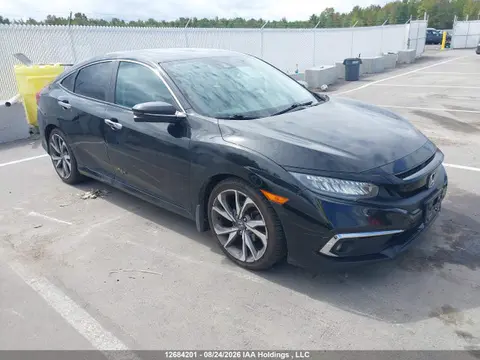 2HGFC1F95KH104593 — 2019 Honda Civic Touring, Левый бок (Left Side), фото до ремонта