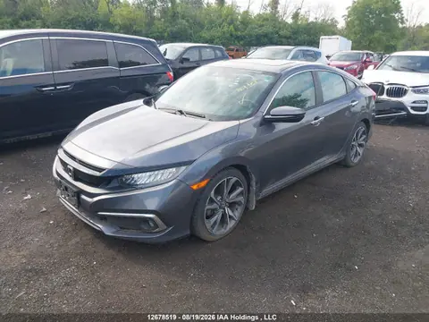 2020 Honda Civic Touring VIN 2HGFC1F9XLH100203 фото 2