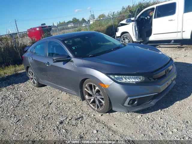 2HGFC1F9XLH103098 — 2020 Honda Civic Touring, Задняя часть (Rear), фото до ремонта