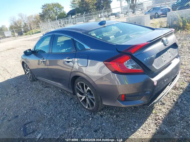 2HGFC1F9XLH103098 — 2020 Honda Civic Touring, фото 3 с аукциона IAAI 14.10.2026, Задняя часть
