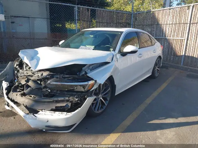 2HGFE1F99NH002812 — 2022 Honda Civic Touring, фото 2 с аукциона IAAI 14.10.2026, Передняя часть