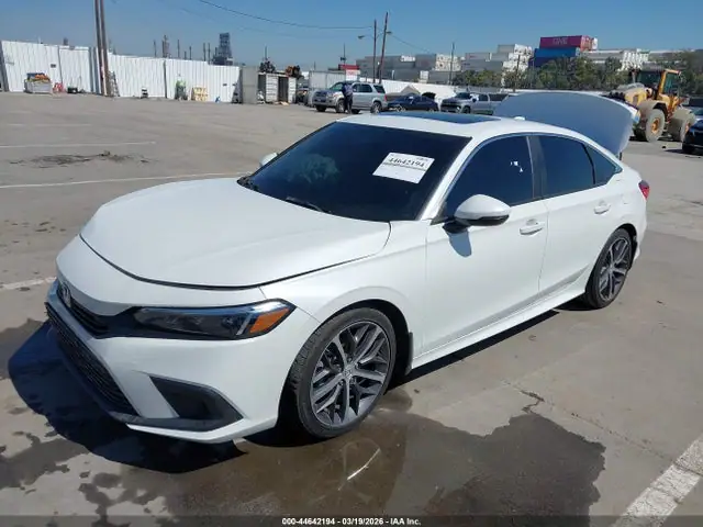 2HGFE1F99PH319072 — 2023 Honda Civic Touring, фото 2 с аукциона IAAI 30.09.2026, Задняя часть