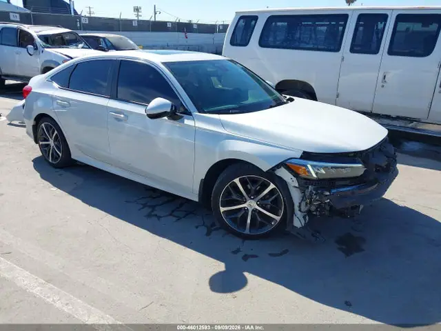 2HGFE1F91PH310303 — 2023 Honda Civic Touring, Передняя часть (Front End), фото до ремонта