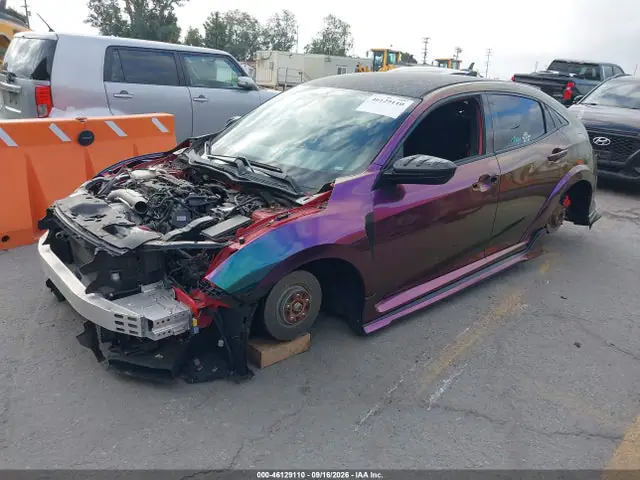 SHHFK8G70KU202801 — 2019 Honda Civic Type R Touring, фото 2 с аукциона IAAI 14.10.2026, Угон