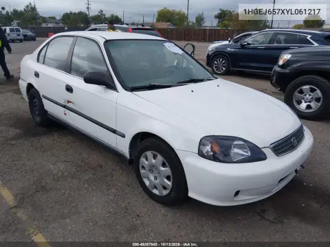 1HGEJ657XYL061217 — 2000 Honda Civic, Передний левый, фото до ремонта
