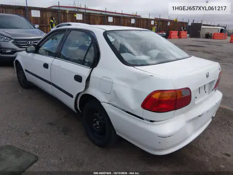 2000 Honda Civic Lx VIN 1HGEJ657XYL061217 фото 4