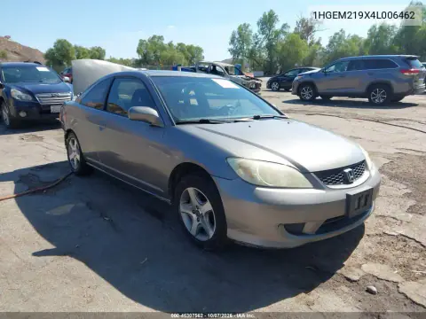 1HGEM219X4L006462 — 2004 Honda Civic, Задняя часть, фото до ремонта