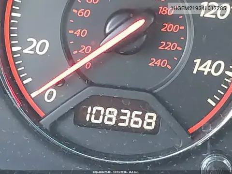2004 Honda Civic Ex VIN 1HGEM21934L017285 фото 8