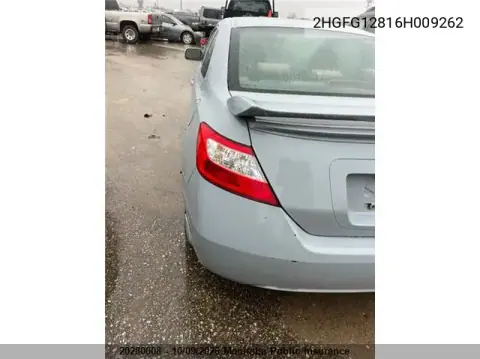 2006 Honda Civic Ex VIN 2HGFG12816H009262 фото 3