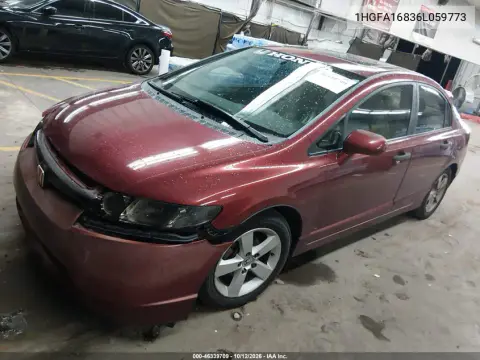 2006 Honda Civic Ex VIN 1HGFA16836L059773 фото 3