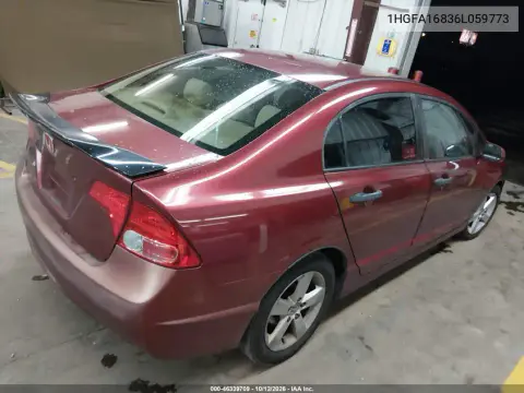 2006 Honda Civic Ex VIN 1HGFA16836L059773 фото 5