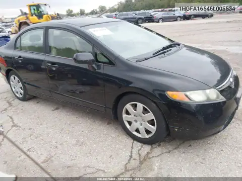 1HGFA16546L005534 Honda Civic 2006 — повреждение Естественный износ, фото до ремонта